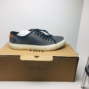 FRYE Men's Ludlow Low Sneaker Blue